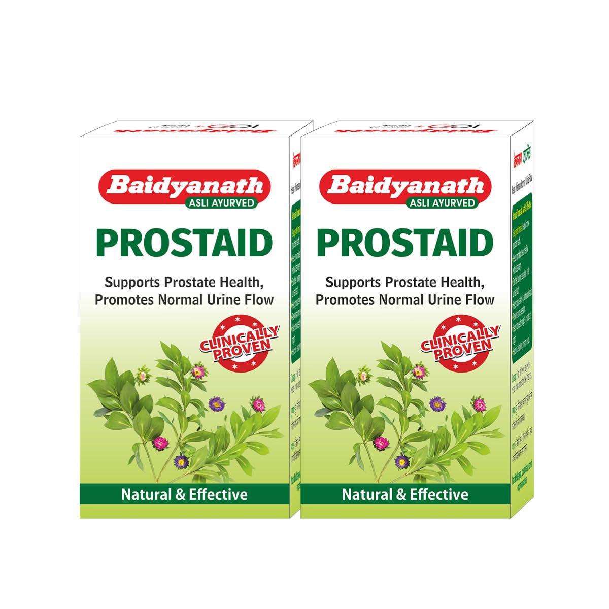 Baidyanath Prostaid Ayurvedic Tablets For Men’s Vitality & Wellness Support | 50 Tablets X (Pack Of 2)
Baidyanath Prostaid Ayurvedic Tablets For Men’s Vitality & Wellness Support | 50 Tablets X (Pack Of 2)