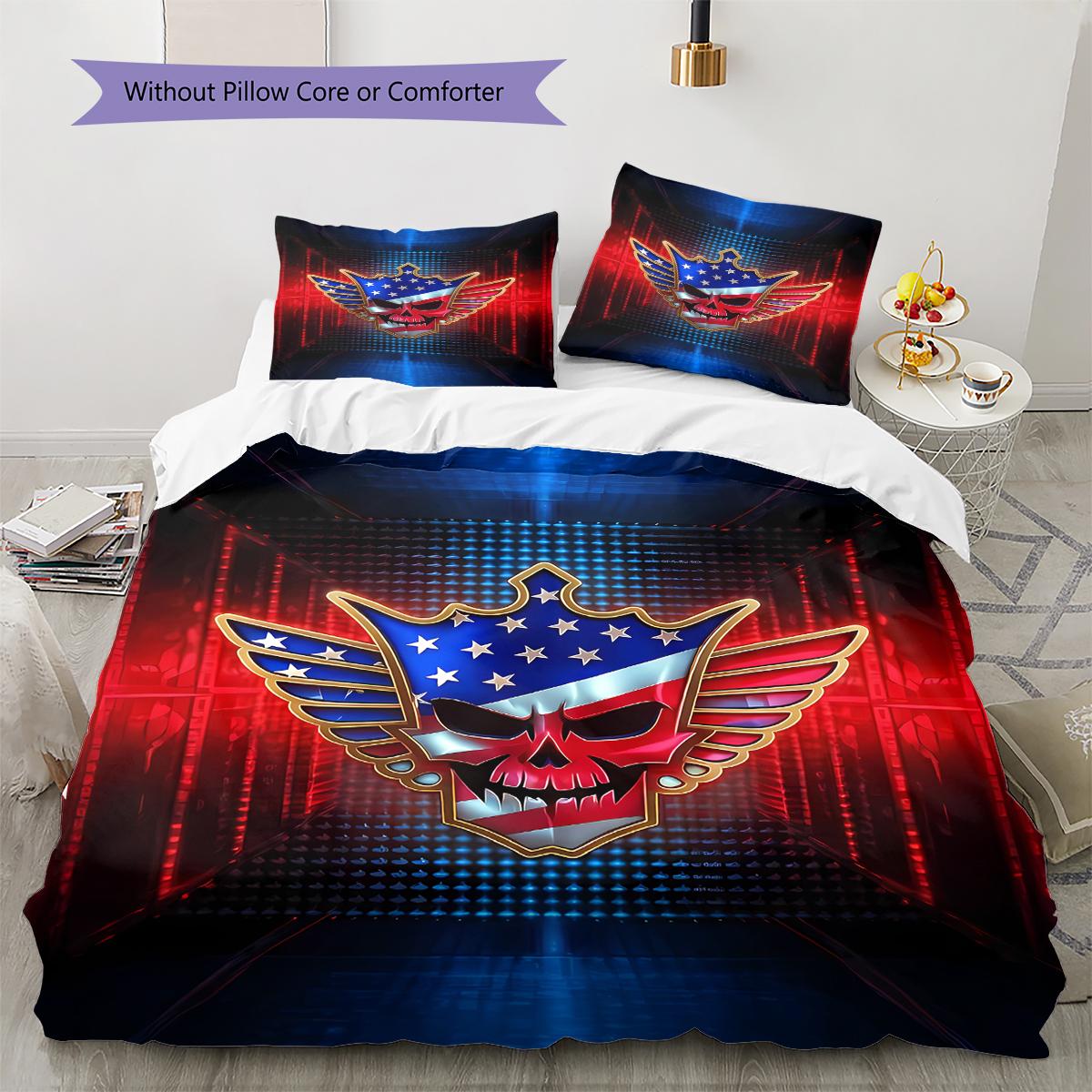 WWE Pattern Bedding,Quilt Set Quilt Cover Pillowcase Home Birthday Gift (1 * duvet cover + 2 * pillowcase, without core) 135x200cm
WWE Pattern Bedding,Quilt Set Quilt Cover Pillowcase Home Birthday Gift (1 * duvet cover + 2 * pillowcase, without core) 135x200cm
