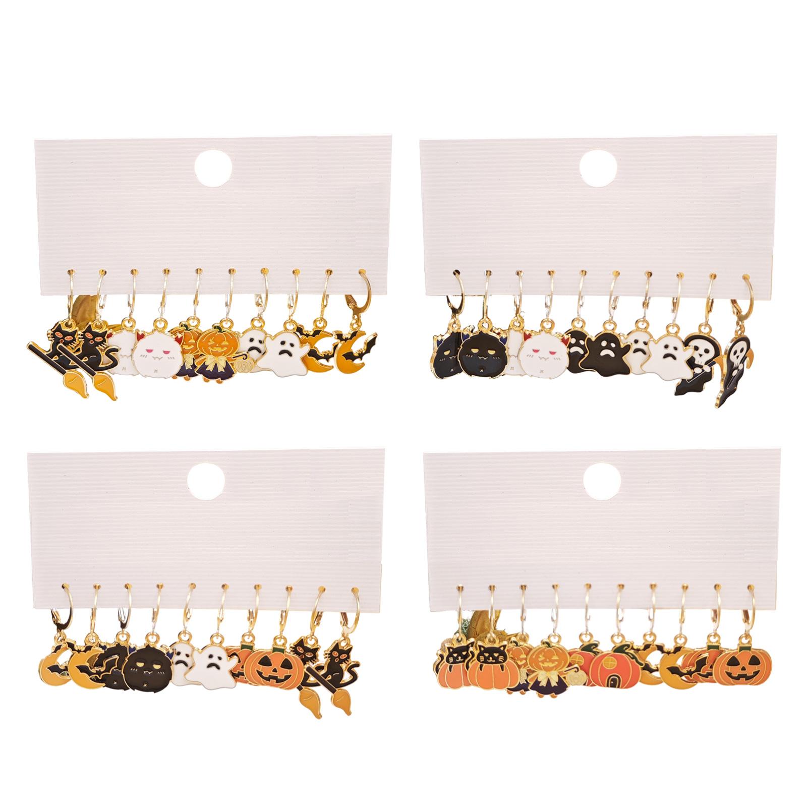 Spooky Halloween Parties Earring Set Chic Ear Drops Elegant Halloween Earrings Jewelry for Youthful Party Enthusiasts 1
Spooky Halloween Parties Earring Set Chic Ear Drops Elegant Halloween Earrings Jewelry for Youthful Party Enthusiasts 1