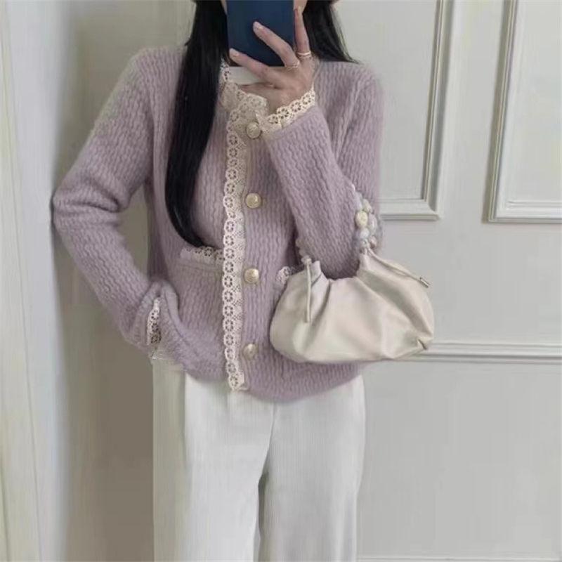 Короткий свитер, кардиган, женское пальто, ранняя весна 2023, новый свободный кружевной кардиган на пуговицах, вязаный свитер с длинными рукавами, женский топ One Size
Короткий свитер, кардиган, женское пальто, ранняя весна 2023, новый свободный кружевной кардиган на пуговицах, вязаный свитер с длинными рукавами, женский топ One Size