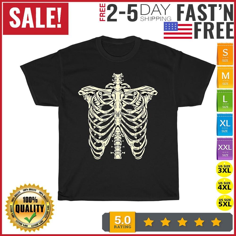 Skeleton Rib Cage Xray Skull Bones Halloween Costume Vintage T Shirt Men Women M
Skeleton Rib Cage Xray Skull Bones Halloween Costume Vintage T Shirt Men Women M