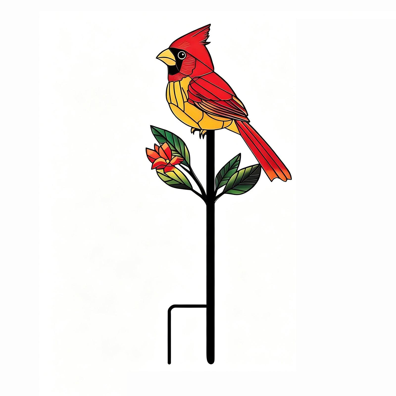 Decorative Flat Metal Bird Garden Stake with Detailed Bird Figure and Flower Accent for Outdoor Lawn and Garden Display One Size
Decorative Flat Metal Bird Garden Stake with Detailed Bird Figure and Flower Accent for Outdoor Lawn and Garden Display One Size