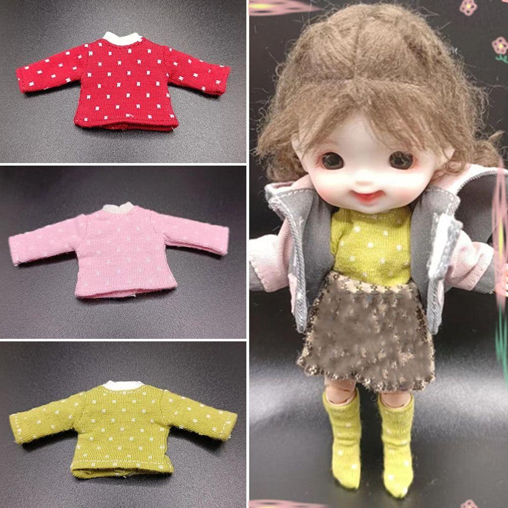 Одежда для кукол 1/12BJD, костюмы, хлопковая футболка для куклы, хлопковая блузка в горошек, кукольная футболка, одежда для кукол «сделай сам»
Одежда для кукол 1/12BJD, костюмы, хлопковая футболка для куклы, хлопковая блузка в горошек, кукольная футболка, одежда для кукол «сделай сам»