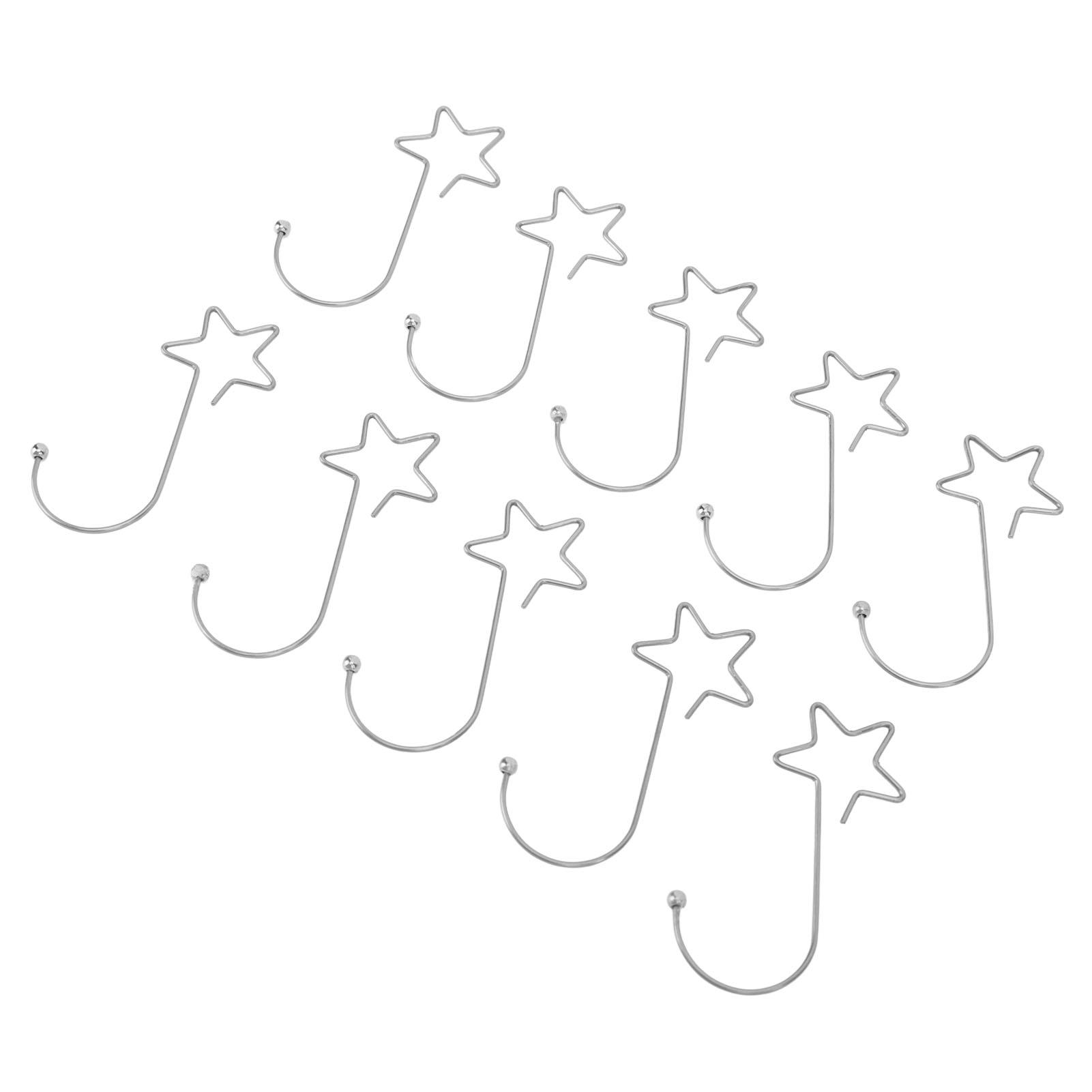 120 шт. крючков для рождественской елки в форме звезды из нержавеющей стали для украшения на Пасху и Хэллоуин серебряный
120 шт. крючков для рождественской елки в форме звезды из нержавеющей стали для украшения на Пасху и Хэллоуин серебряный