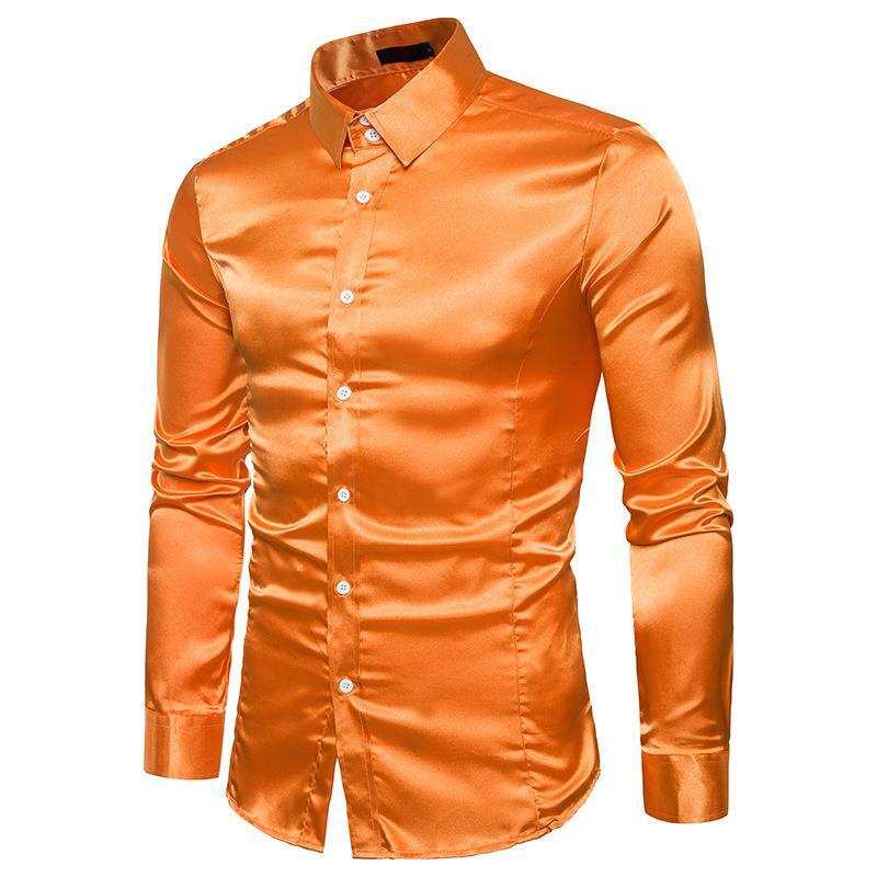 2026 Autumn Men s European Long Sleeve Shiny Casual Shirt 2XL
2026 Autumn Men s European Long Sleeve Shiny Casual Shirt 2XL