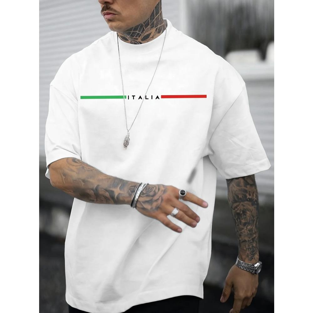 Чоловіча зелена футболка - Повсякденна футболка з коротким рукавом, Легка сумішева футболка з колор-блочним дизайном, Можна прати в машині для літа XXXXXL білий
Чоловіча зелена футболка - Повсякденна футболка з коротким рукавом, Легка сумішева футболка з колор-блочним дизайном, Можна прати в машині для літа XXXXXL білий