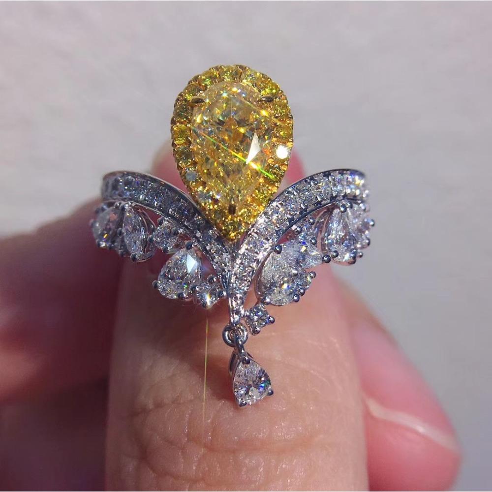 Open Ring Crown Love High Carbon Diamond Yellow Gold Adjustable Luxury Jewelry
Open Ring Crown Love High Carbon Diamond Yellow Gold Adjustable Luxury Jewelry