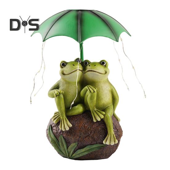Лягушка-пара, солнечный свет, прочная конструкция из смолы, водонепроницаемая, устойчивая к ультрафиолетовому излучению, скульптура лягушки, держащей зонтик, со светодиодной подсветкой Frog
Лягушка-пара, солнечный свет, прочная конструкция из смолы, водонепроницаемая, устойчивая к ультрафиолетовому излучению, скульптура лягушки, держащей зонтик, со светодиодной подсветкой Frog