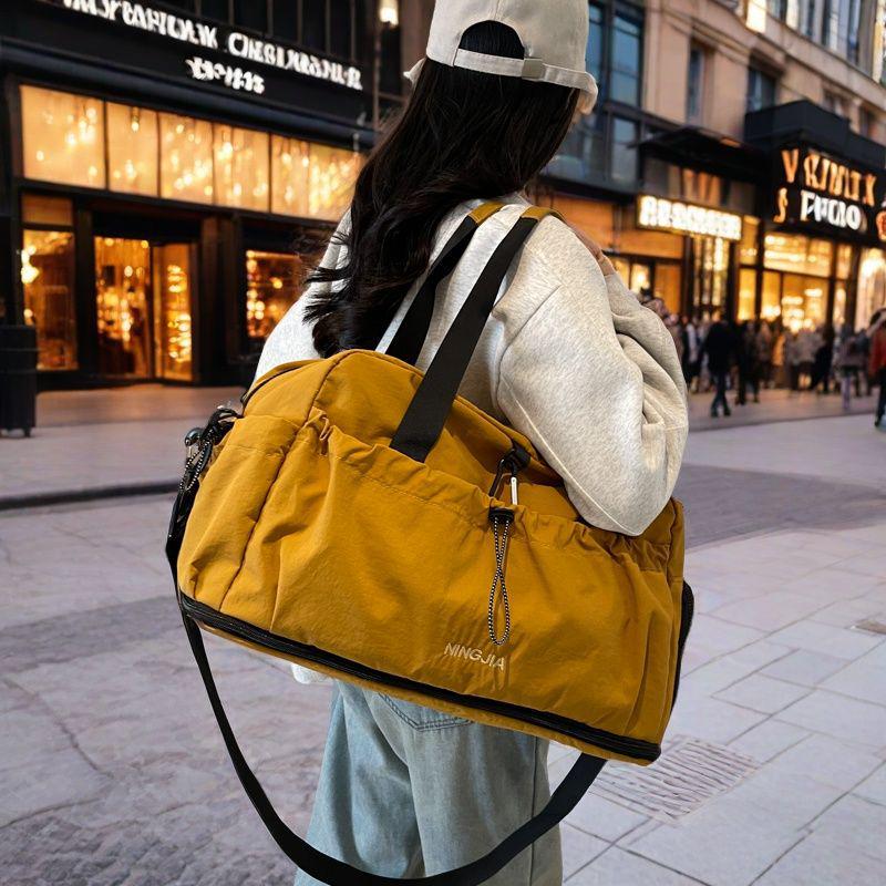 Max Travel Bag - Large Capacity Oxford Cloth with Wet/Dry Separation and Independent Shoe Compartment for Short Trips. 50L x 20W x 35H cm, Bottom extends 10 cm
Max Travel Bag - Large Capacity Oxford Cloth with Wet/Dry Separation and Independent Shoe Compartment for Short Trips. 50L x 20W x 35H cm, Bottom extends 10 cm