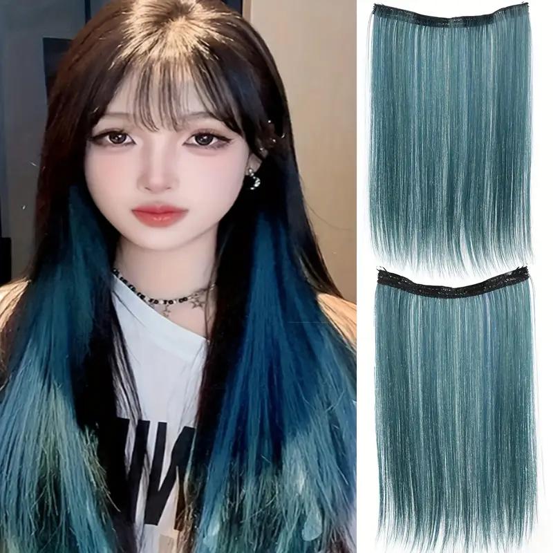 Women S Clip-In Hair Extensions with Inner Layer Highlight, Double Color Hidden Dye Hairpiece 20inches
Women S Clip-In Hair Extensions with Inner Layer Highlight, Double Color Hidden Dye Hairpiece 20inches