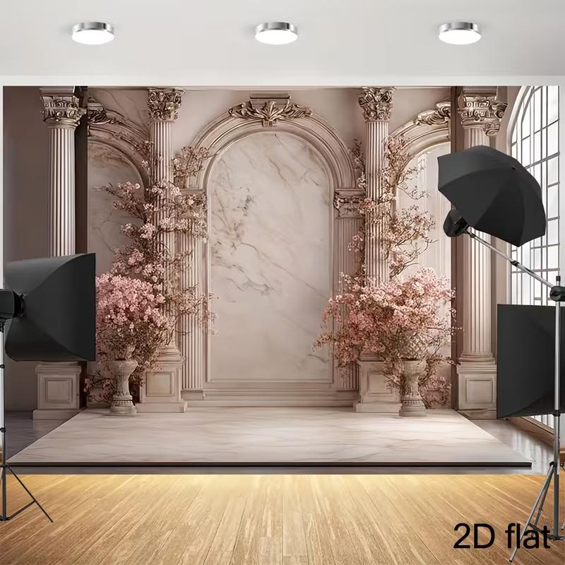 2D Marble Column Backdrop Pink Floral Wedding Ceremony Photo Background 47.2x31.5inch/120*80cm
2D Marble Column Backdrop Pink Floral Wedding Ceremony Photo Background 47.2x31.5inch/120*80cm