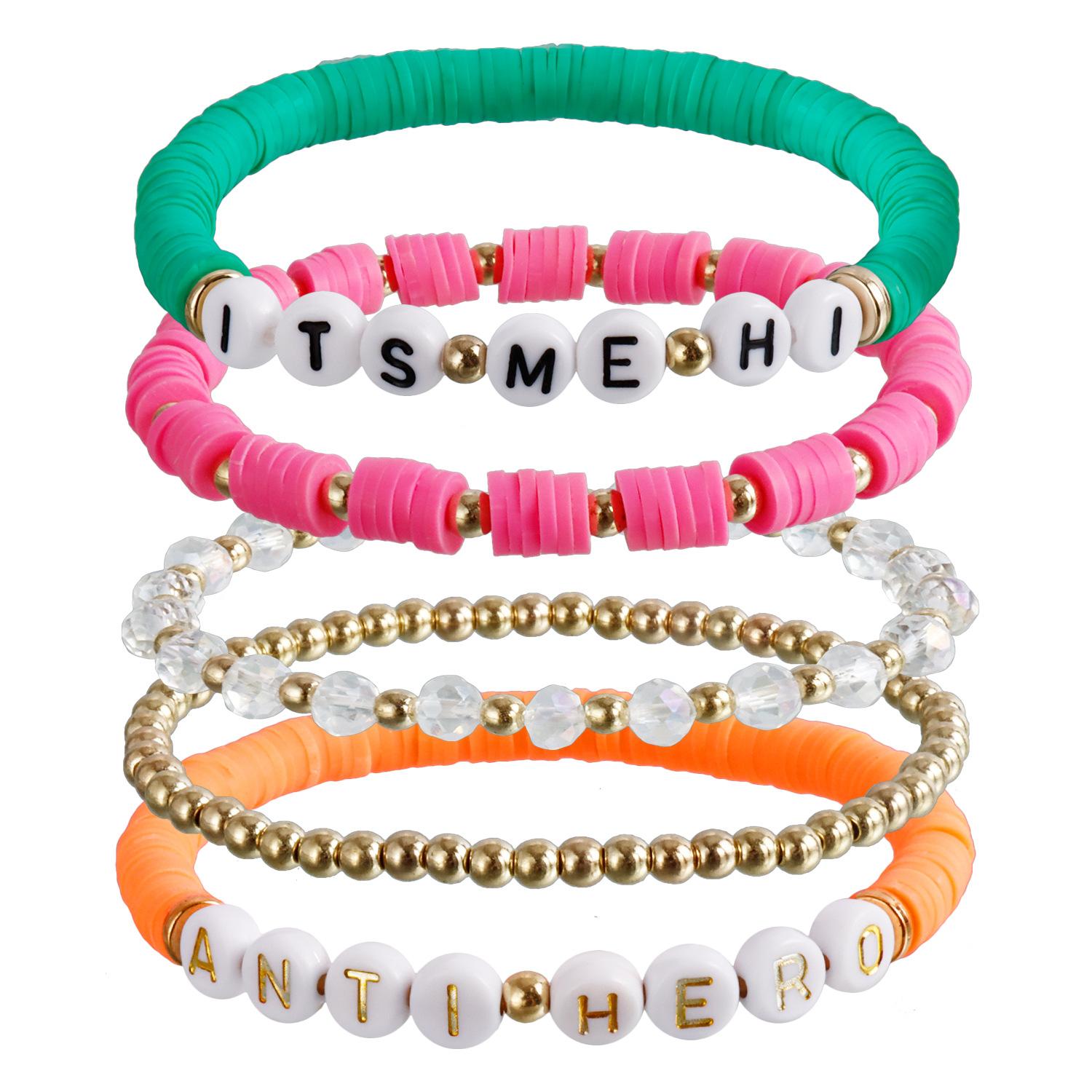 Color alphabet beaded bracelet friendship bracelet swiftie music festival bracelet gift
Color alphabet beaded bracelet friendship bracelet swiftie music festival bracelet gift