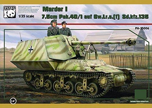 Panda Hobby 1/35 Scale Marder I 7.5cm Pak.40/1 auf Gw.Lr.s f Sd.Kfz.135 Plastic Model Kit (PNH35006)
Panda Hobby 1/35 Scale Marder I 7.5cm Pak.40/1 auf Gw.Lr.s f Sd.Kfz.135 Plastic Model Kit (PNH35006)