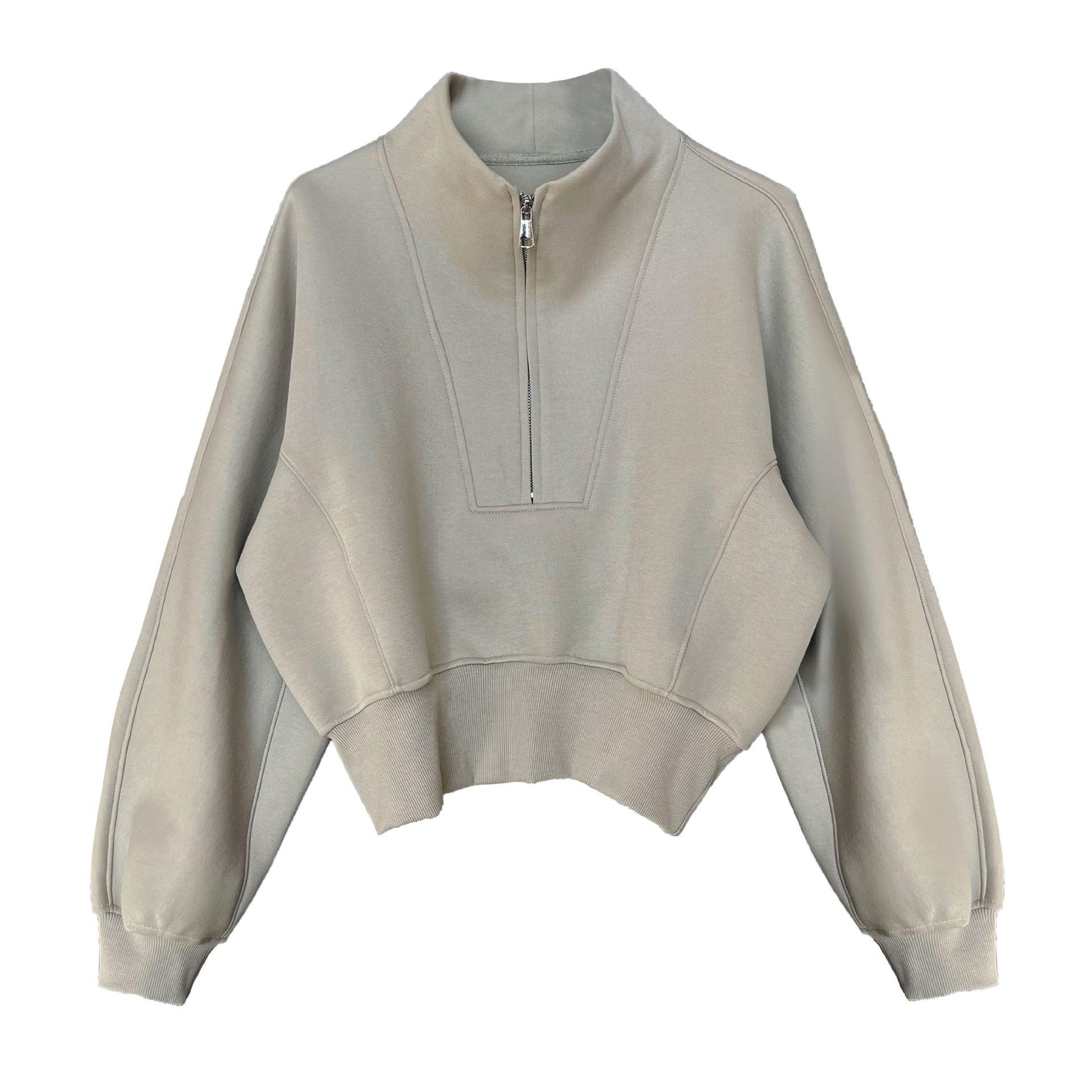 Women s Half Zip Stand Collar Pullover Sweatshirt, Long Sleeve Loose Fit Ribbed Cuff Knit Top L
Women s Half Zip Stand Collar Pullover Sweatshirt, Long Sleeve Loose Fit Ribbed Cuff Knit Top L