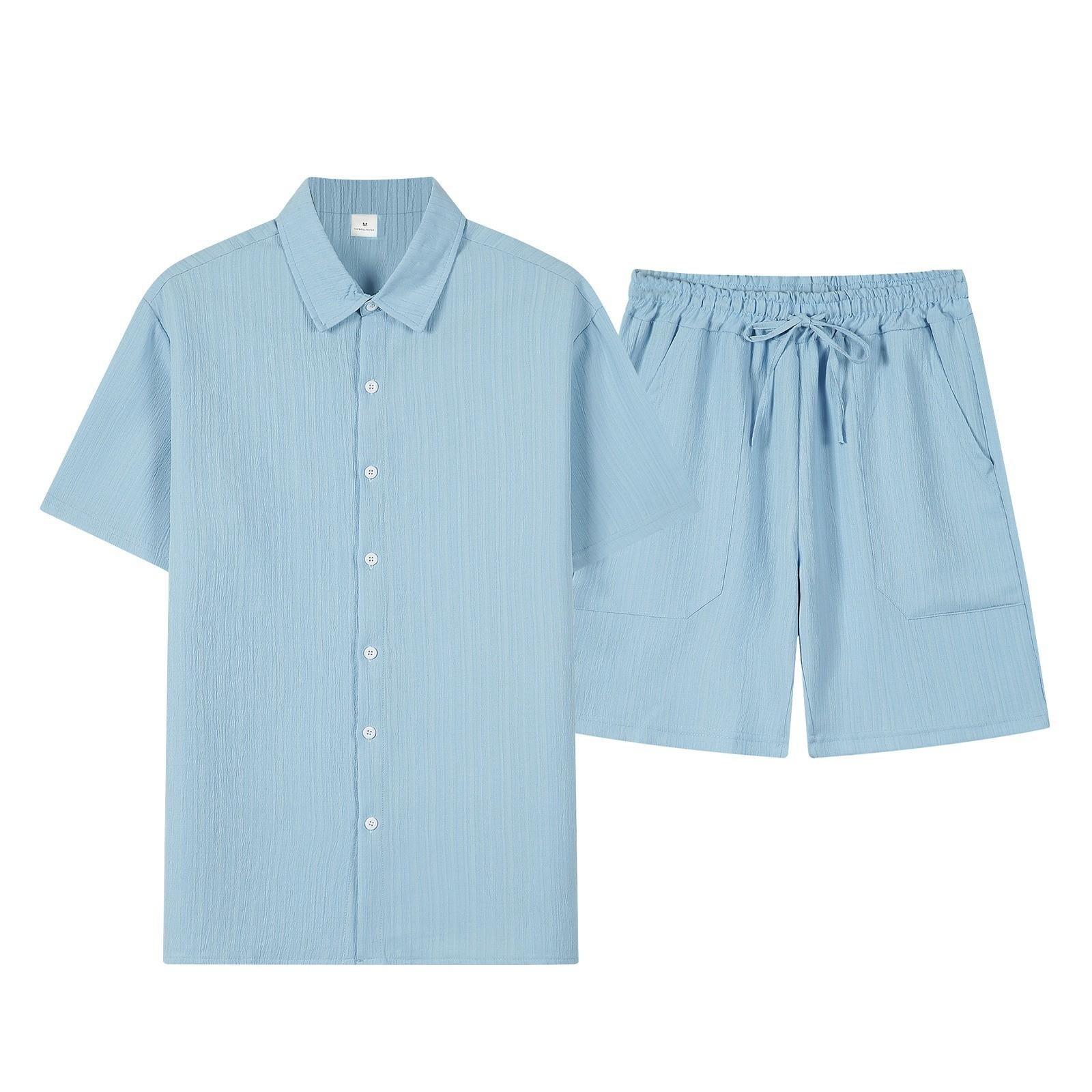 Men s Summer Hawaiian Stripe Textured Button Shirt Shorts Set XXL
Men s Summer Hawaiian Stripe Textured Button Shirt Shorts Set XXL