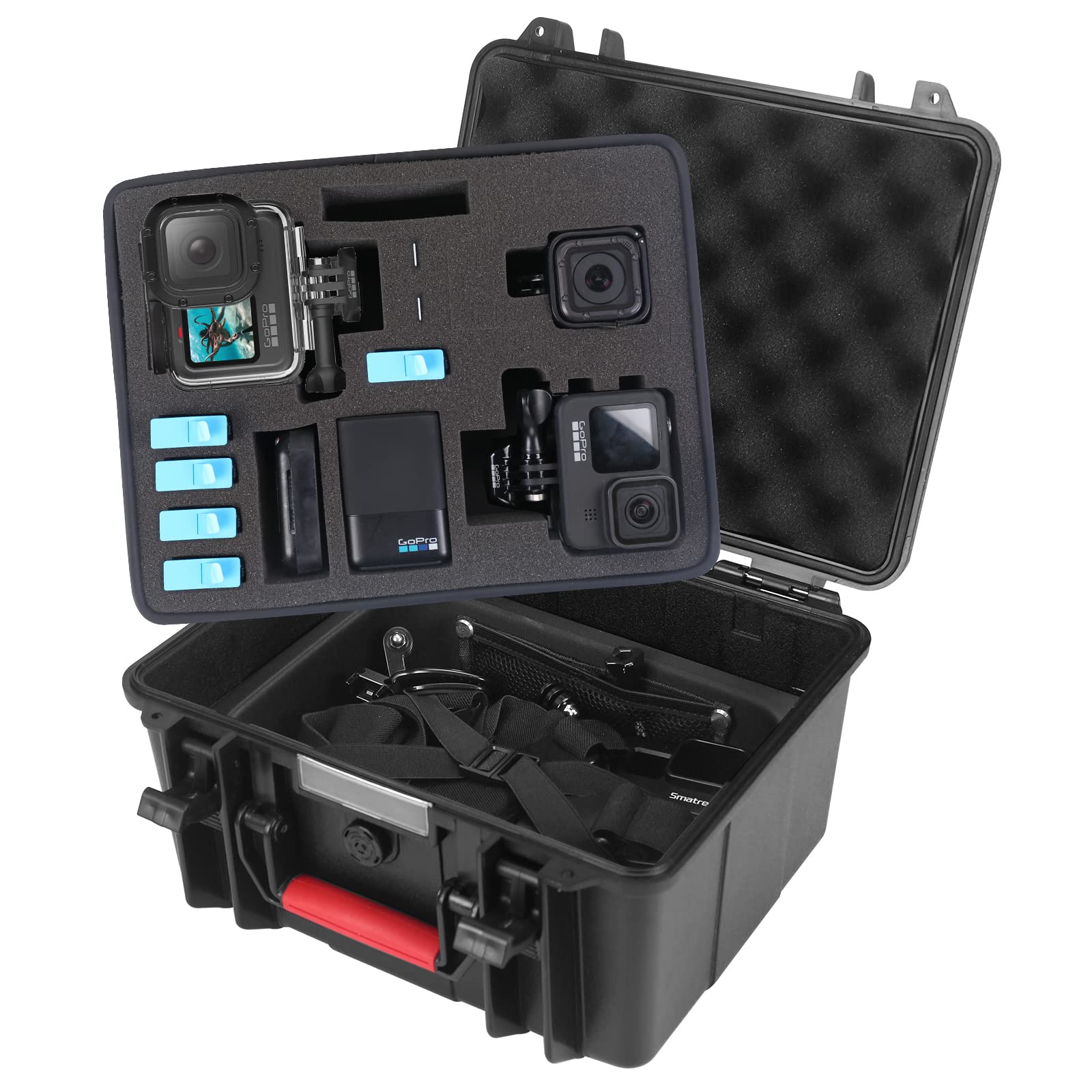 Smatree Waterproof Hard Case for Compatible with DJI Osmo Can store 3 cameras Large Waterproof Hero11/10/9/8/7/6/5/4/3/3+/2/1/max, Action,
Smatree Waterproof Hard Case for Compatible with DJI Osmo Can store 3 cameras Large Waterproof Hero11/10/9/8/7/6/5/4/3/3+/2/1/max, Action,