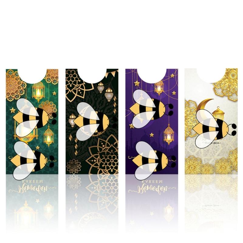 4Pieces Eid Mubarak Money Envelope 3.5x7inch Money Bag For Adult Kid Paper Money Pouches For Eid Festival Celebration
4Pieces Eid Mubarak Money Envelope 3.5x7inch Money Bag For Adult Kid Paper Money Pouches For Eid Festival Celebration