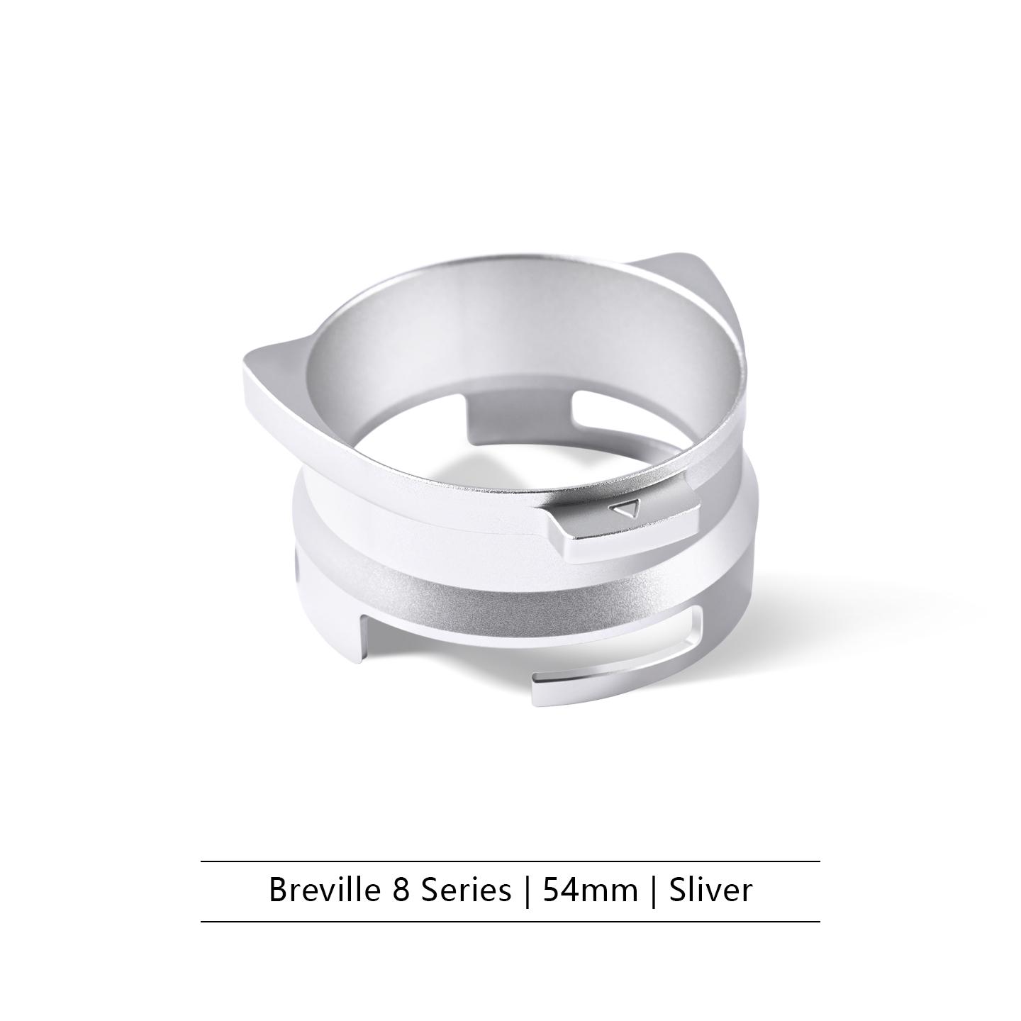 54mm Coffee Powder Receiving Dosing Ring Rotatable Aluminum Alloy Loop For Breville 8 Series Coffee Machines Funnels Accessories
54mm Coffee Powder Receiving Dosing Ring Rotatable Aluminum Alloy Loop For Breville 8 Series Coffee Machines Funnels Accessories