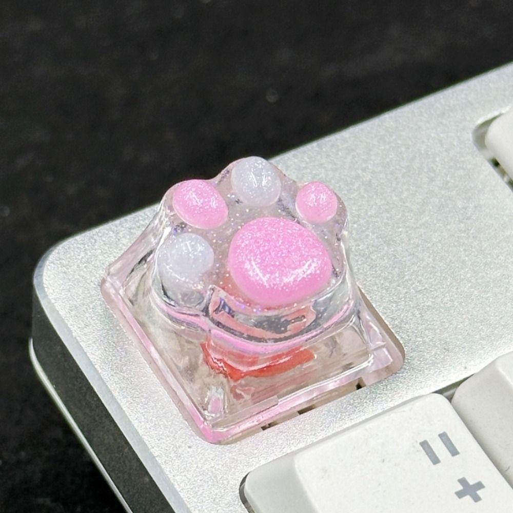 Little Key Cat s Paw Keyboard Cap Transparent Mechanical Keyboard Keycap Desktop Computer Style 2
Little Key Cat s Paw Keyboard Cap Transparent Mechanical Keyboard Keycap Desktop Computer Style 2
