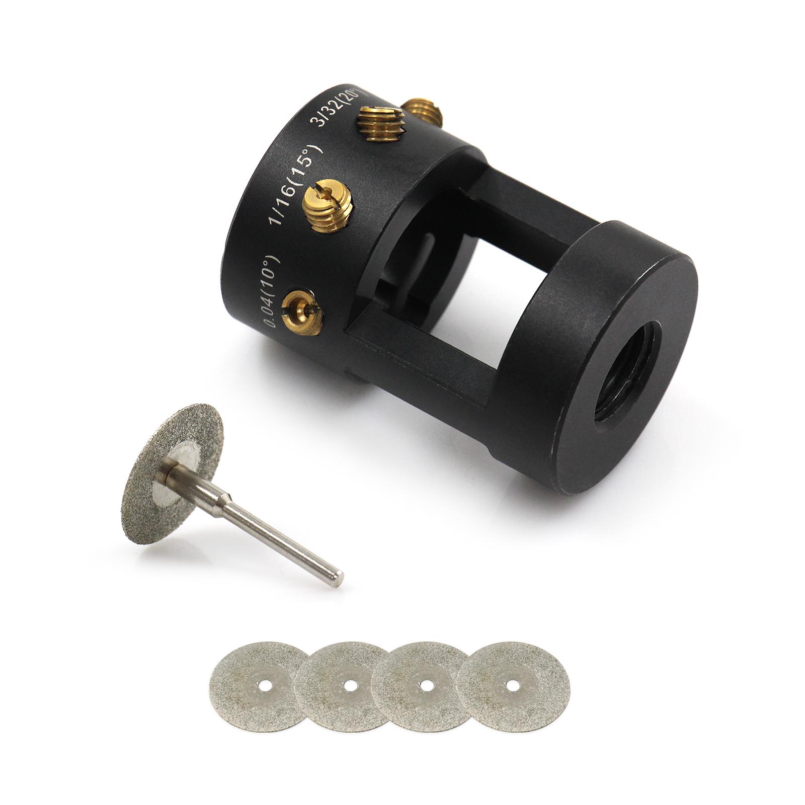 Tungsten Grinder Electrode Sharpener Multi Angle Head TIG Welding Tool чорний
Tungsten Grinder Electrode Sharpener Multi Angle Head TIG Welding Tool чорний