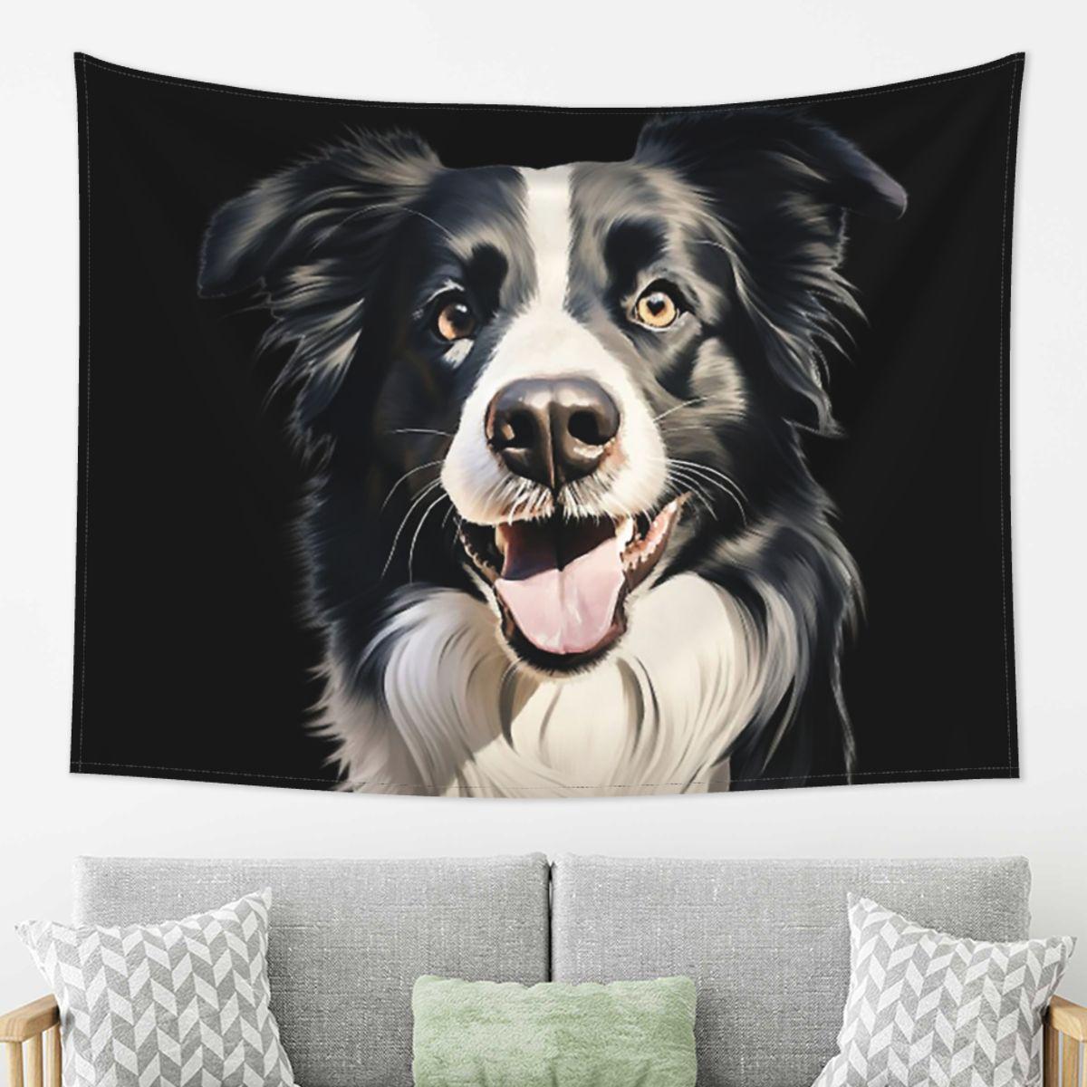 Border Collie Tapestry Decoration Art Aesthetic Tapestries for Living Room Bedroom Home Wall Cloth Wall Hanging 74x94cm(29x37in)
Border Collie Tapestry Decoration Art Aesthetic Tapestries for Living Room Bedroom Home Wall Cloth Wall Hanging 74x94cm(29x37in)