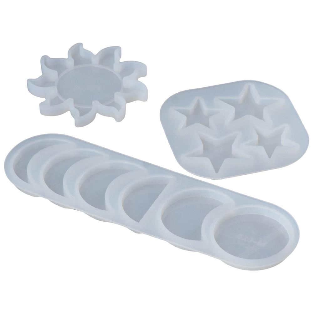 6pcs White Sun and Star Epoxy Silicone Molds Kits Moon Silicone Molds DIY Art Casting Resin
6pcs White Sun and Star Epoxy Silicone Molds Kits Moon Silicone Molds DIY Art Casting Resin