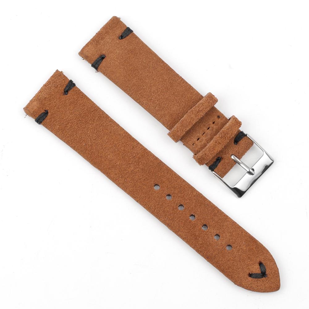 Soft Suede Leather Watch Strap 18mm 20mm 22mm 24mm Vintage Band Replacement Wristband Handmade Stitching Universal Watchband 24mm
Soft Suede Leather Watch Strap 18mm 20mm 22mm 24mm Vintage Band Replacement Wristband Handmade Stitching Universal Watchband 24mm