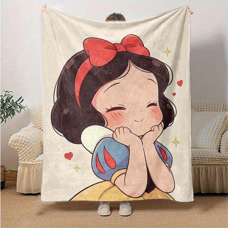 1pc, Cute Snow White Cozy Flannel Throw Blanket Perfect Gift for Bedroom, Living Room, Travel, Camping, Car 80x120cm
1pc, Cute Snow White Cozy Flannel Throw Blanket Perfect Gift for Bedroom, Living Room, Travel, Camping, Car 80x120cm