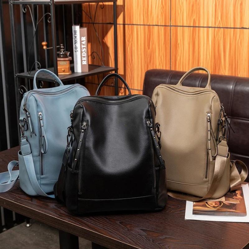 Genuine Leather Brand Backpack for Women 2025 New Fashion Travel Bagpack High Quality School Bags Casual Ladies Shoulder Bag Sac хакі
Genuine Leather Brand Backpack for Women 2025 New Fashion Travel Bagpack High Quality School Bags Casual Ladies Shoulder Bag Sac хакі