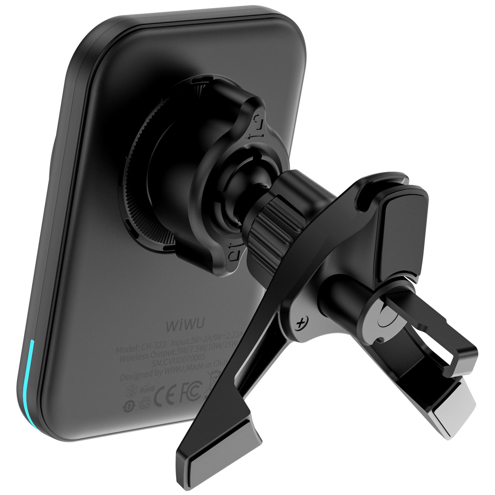 WIWU CH-323 Qi2 MAGO Wireless Car Mount Charger Vehicle Air Vent Phone Holder Compatible with MagSafe Type A
WIWU CH-323 Qi2 MAGO Wireless Car Mount Charger Vehicle Air Vent Phone Holder Compatible with MagSafe Type A