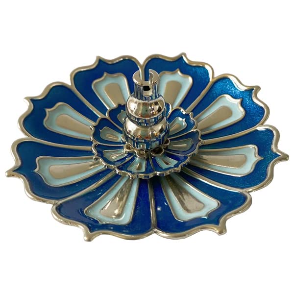 Blue Lotus Flower Incense Burner with Stand, Lotus Flower Shape, for Tea Ceremony, Incense Sticks, and Incense Holder
Blue Lotus Flower Incense Burner with Stand, Lotus Flower Shape, for Tea Ceremony, Incense Sticks, and Incense Holder