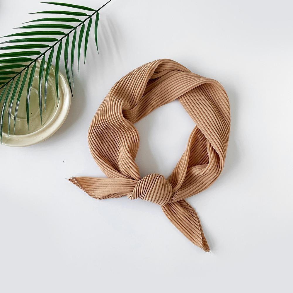 Elastic Soft Wrap Chiffon Hair Scarf Slender Rhombus Solid-color Bandana Hair Band Elegant Pleated Silk Scarf Girls хаки
Elastic Soft Wrap Chiffon Hair Scarf Slender Rhombus Solid-color Bandana Hair Band Elegant Pleated Silk Scarf Girls хаки