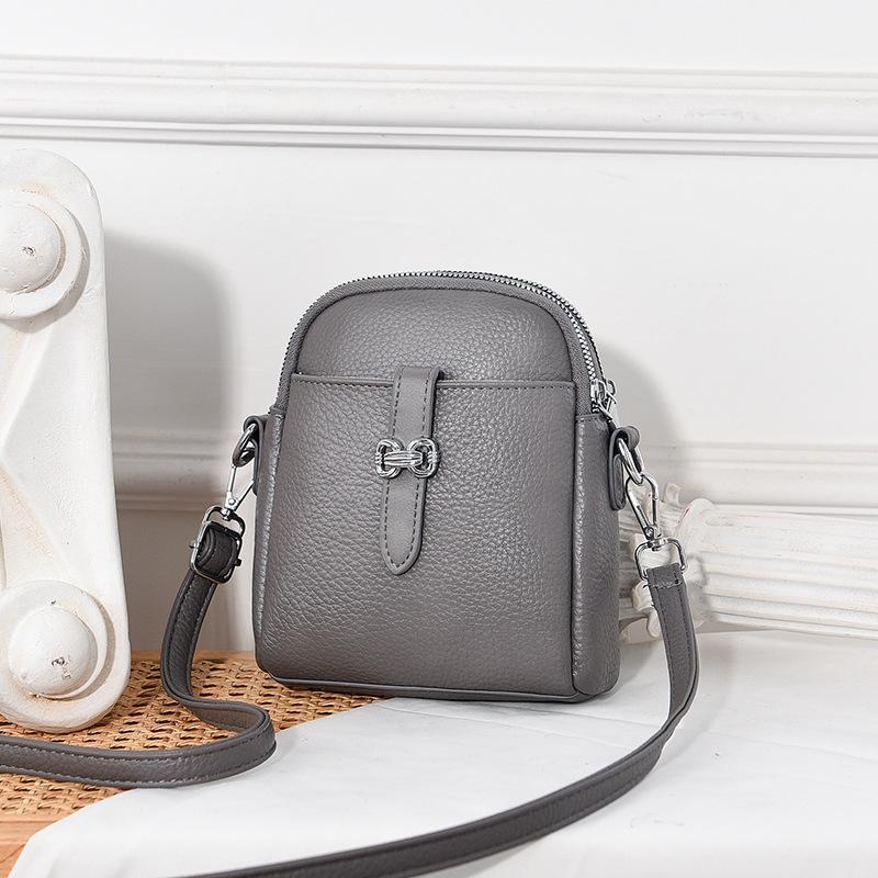 Сумка Сумка для мобильного телефона Женская 2025 новая повседневная модная сумка-мессенджер Женская на плечо маленькая квадратная сумка Сумка для ключей Женская сумка тренд серый