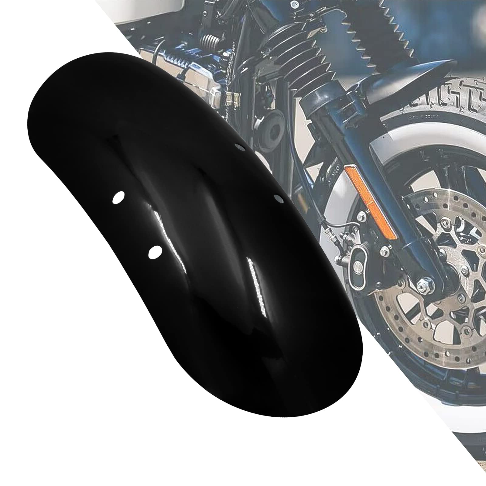 HDBUBALUS Motorcycle Front Fender Mudguard, Iron, for Harley Sportster Forty Eight 48 XL1200X XL 1200 2010-2022, Glossy Black
HDBUBALUS Motorcycle Front Fender Mudguard, Iron, for Harley Sportster Forty Eight 48 XL1200X XL 1200 2010-2022, Glossy Black
