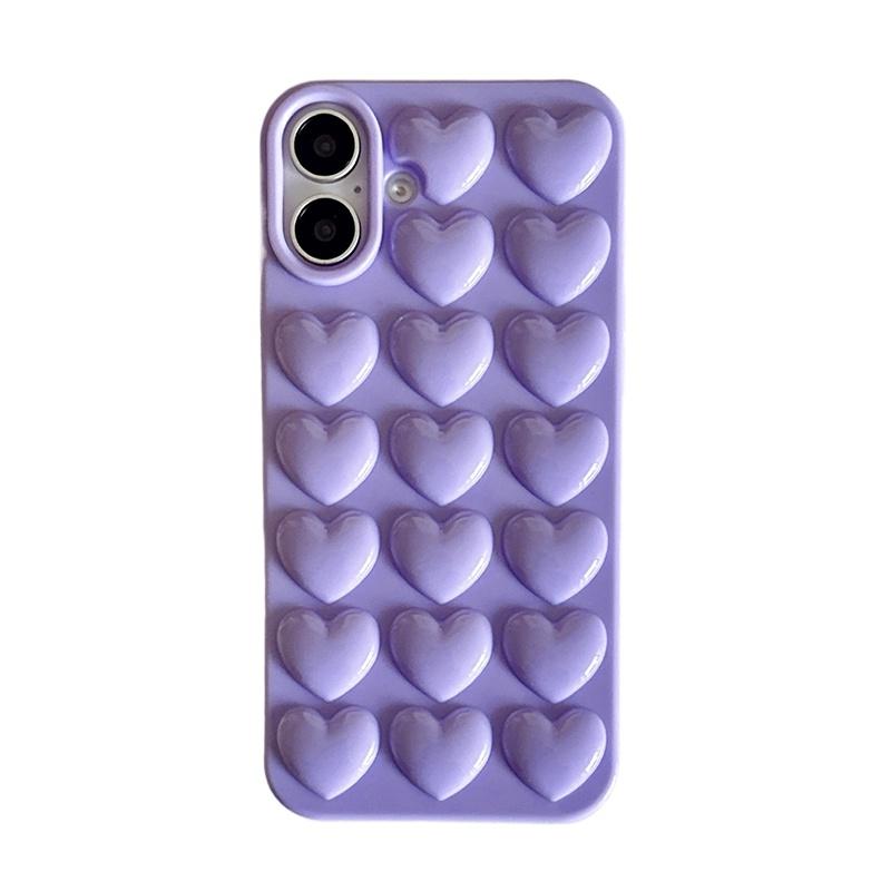 Purple 3D Heart Glossy Silicone TPU Phone Case For iPhone 17 Air 16 15 14 13 12 11 Pro Max 15 Plus Shockproof Back Cover Funda iPhone 13 mini
Purple 3D Heart Glossy Silicone TPU Phone Case For iPhone 17 Air 16 15 14 13 12 11 Pro Max 15 Plus Shockproof Back Cover Funda iPhone 13 mini