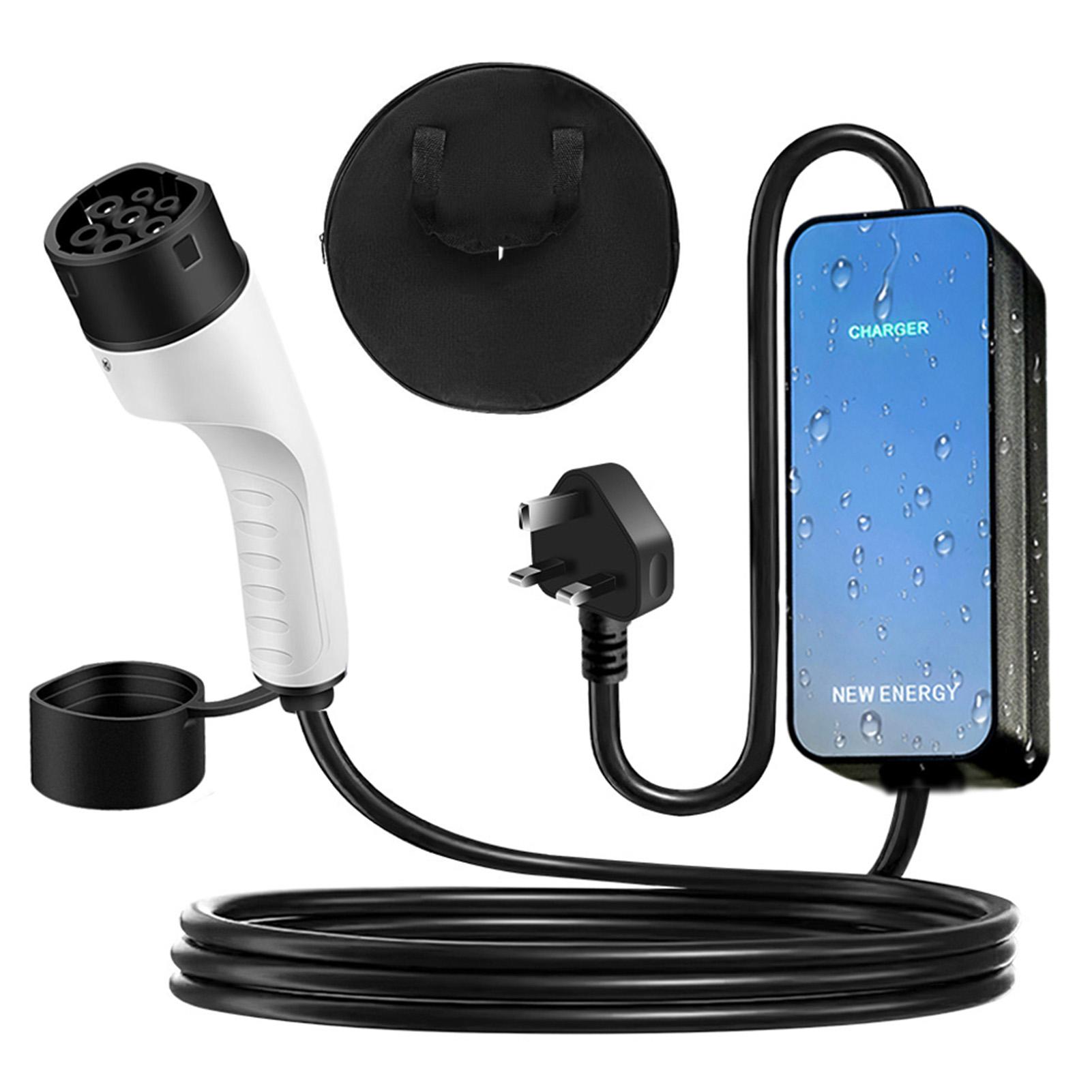 13A 230V EV Charging Cable EV Charger 5Meter 3 Pin Type 2 Electric Vehicle Car Fast Charger Plug UK Plug
13A 230V EV Charging Cable EV Charger 5Meter 3 Pin Type 2 Electric Vehicle Car Fast Charger Plug UK Plug