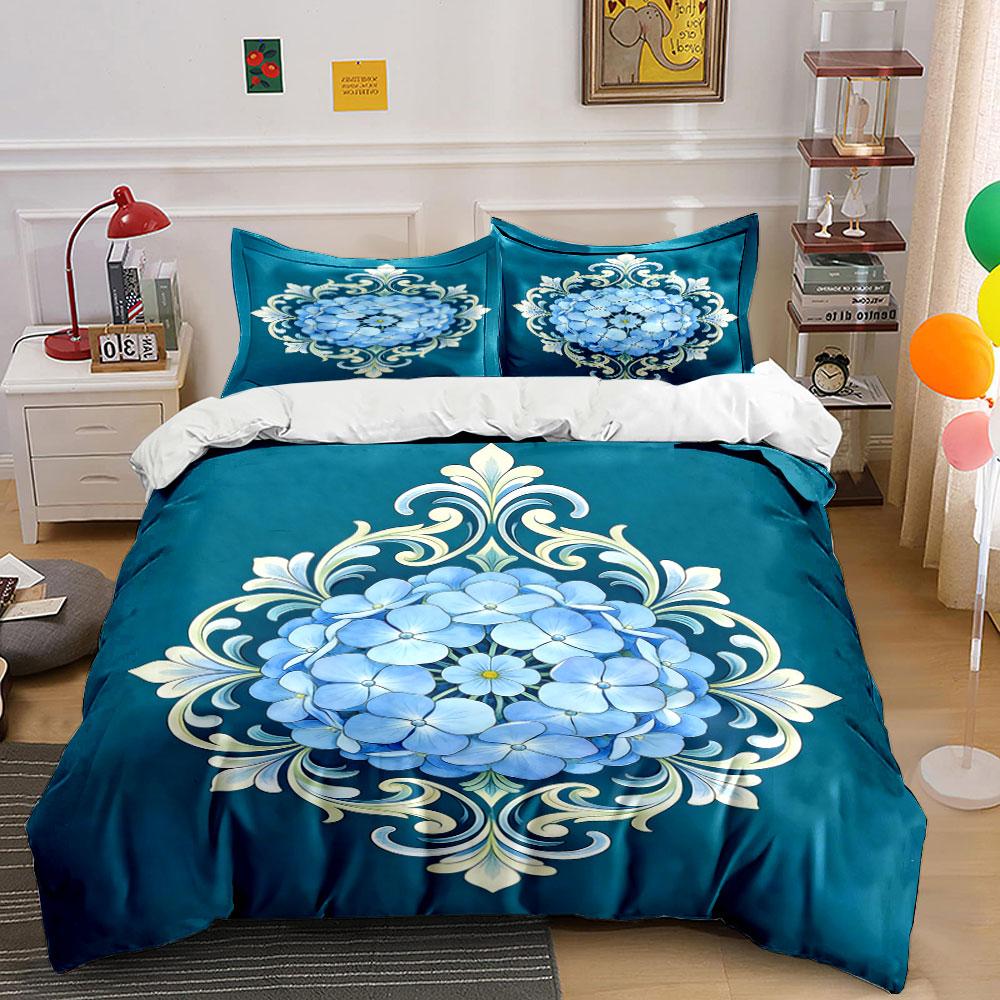 Blue hydrangea floral motif. Bedding sets Duvet cover sets Duvet covers Pillowcases(1 * Duvet Cover 2 * Pillowcases, without duvet insert) 135x200cm
Blue hydrangea floral motif. Bedding sets Duvet cover sets Duvet covers Pillowcases(1 * Duvet Cover 2 * Pillowcases, without duvet insert) 135x200cm