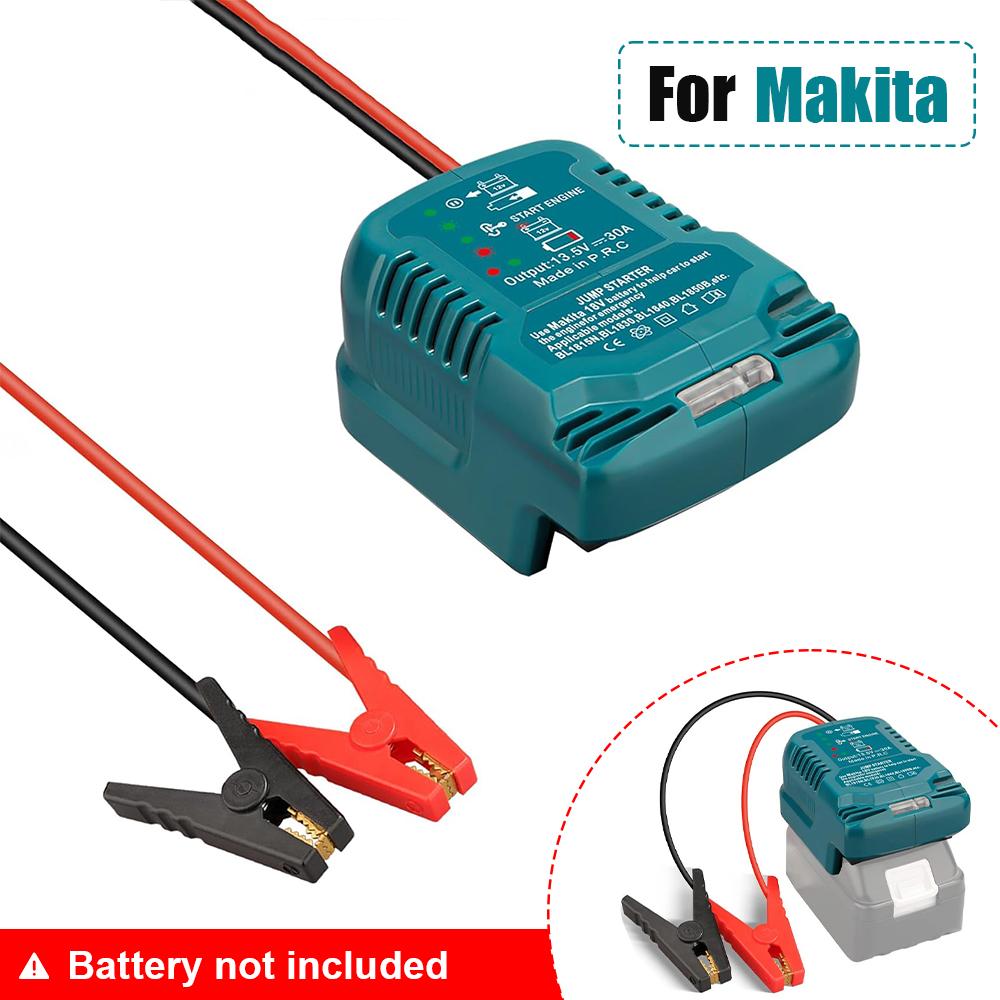 Пусковые кабели для автомобиля Адаптер для запуска двигателя Makita/Milwaukee/Dewalt 18 В литиевая батарея Прикуриватель Авто Усилитель Инструмент
Пусковые кабели для автомобиля Адаптер для запуска двигателя Makita/Milwaukee/Dewalt 18 В литиевая батарея Прикуриватель Авто Усилитель Инструмент