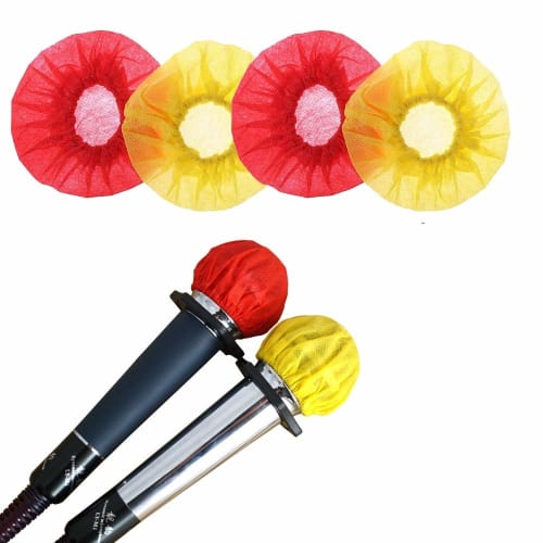 Chris.W Disposable Microphone Covers, 100-Piece Set, Non-Woven Fabric, Hygienic Windscreens for Handheld Microphones, Karaoke, Press Conferences, Reco
Chris.W Disposable Microphone Covers, 100-Piece Set, Non-Woven Fabric, Hygienic Windscreens for Handheld Microphones, Karaoke, Press Conferences, Reco
