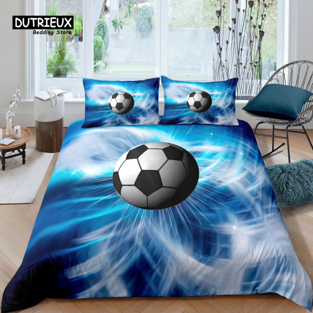 Home Living Luxury 3D Football Bedding Set Duvet Cover Pillowcase Kids Bedding Set Queen and King EU/US/AU/UK Size EU single(135x200cm)
Home Living Luxury 3D Football Bedding Set Duvet Cover Pillowcase Kids Bedding Set Queen and King EU/US/AU/UK Size EU single(135x200cm)