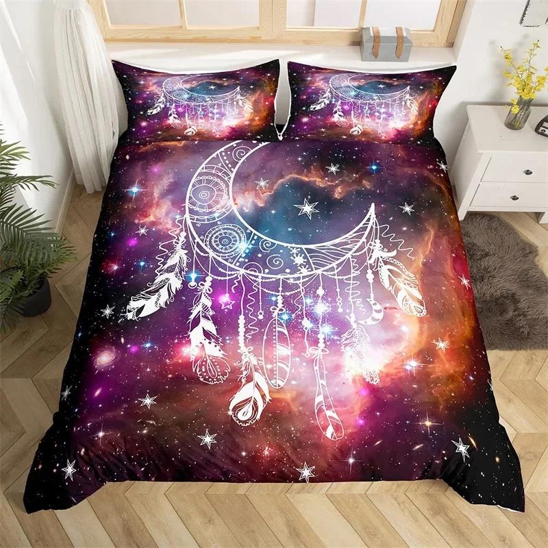 Bohemian Dreamcatcher Duvet Cover Set Exotic Galaxy Bedding Set Constellation Twin King Comforter Cover For Girl Teen Room Decor EU Single(135x200cm)
Bohemian Dreamcatcher Duvet Cover Set Exotic Galaxy Bedding Set Constellation Twin King Comforter Cover For Girl Teen Room Decor EU Single(135x200cm)