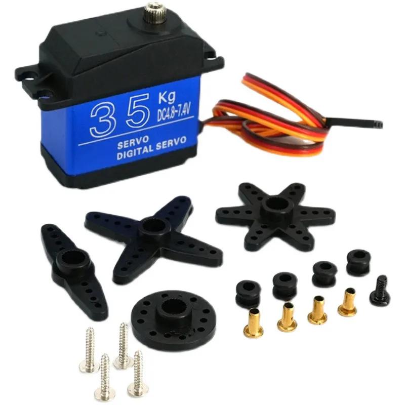 1X Waterproof Servo 20Kg 25Kg 30Kg 35Kg 40Kg High Speed servo Metal Gear Digital Servo RC Baja Servo For 1/8 1/10 Scale RC Cars
1X Waterproof Servo 20Kg 25Kg 30Kg 35Kg 40Kg High Speed servo Metal Gear Digital Servo RC Baja Servo For 1/8 1/10 Scale RC Cars