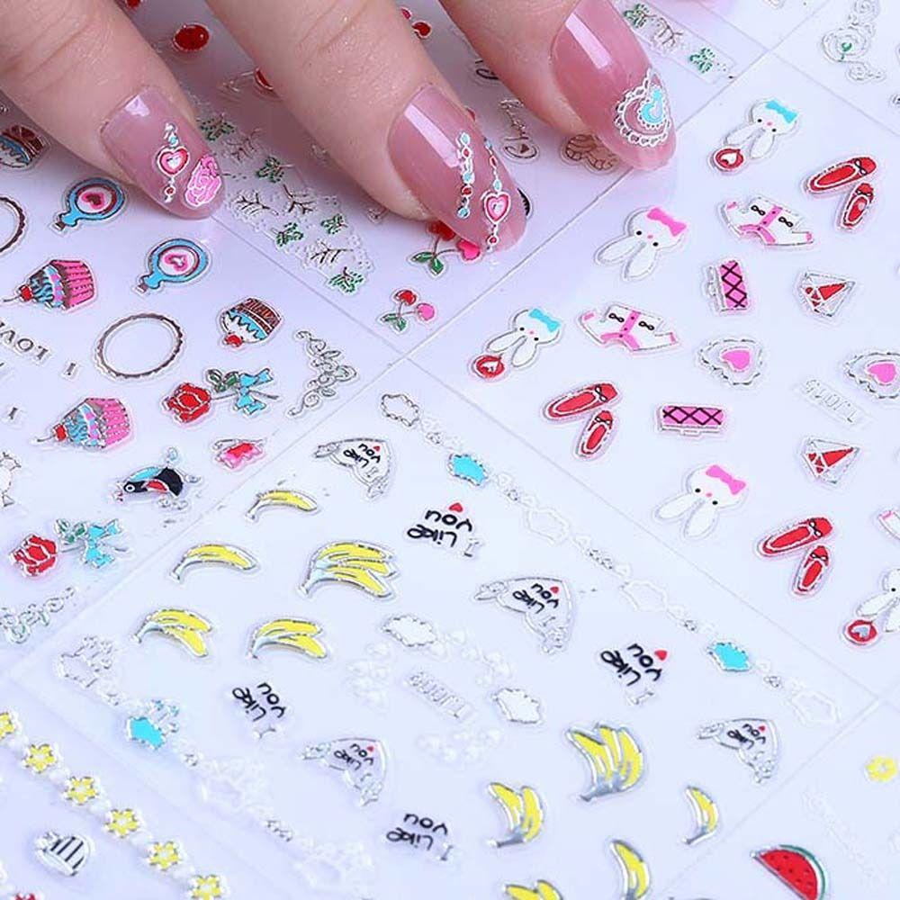 Children Nail Stickers Cartoon Nail Decals Nail Art Decorations Bronzing Nail Stickers B-30Pcs
Children Nail Stickers Cartoon Nail Decals Nail Art Decorations Bronzing Nail Stickers B-30Pcs