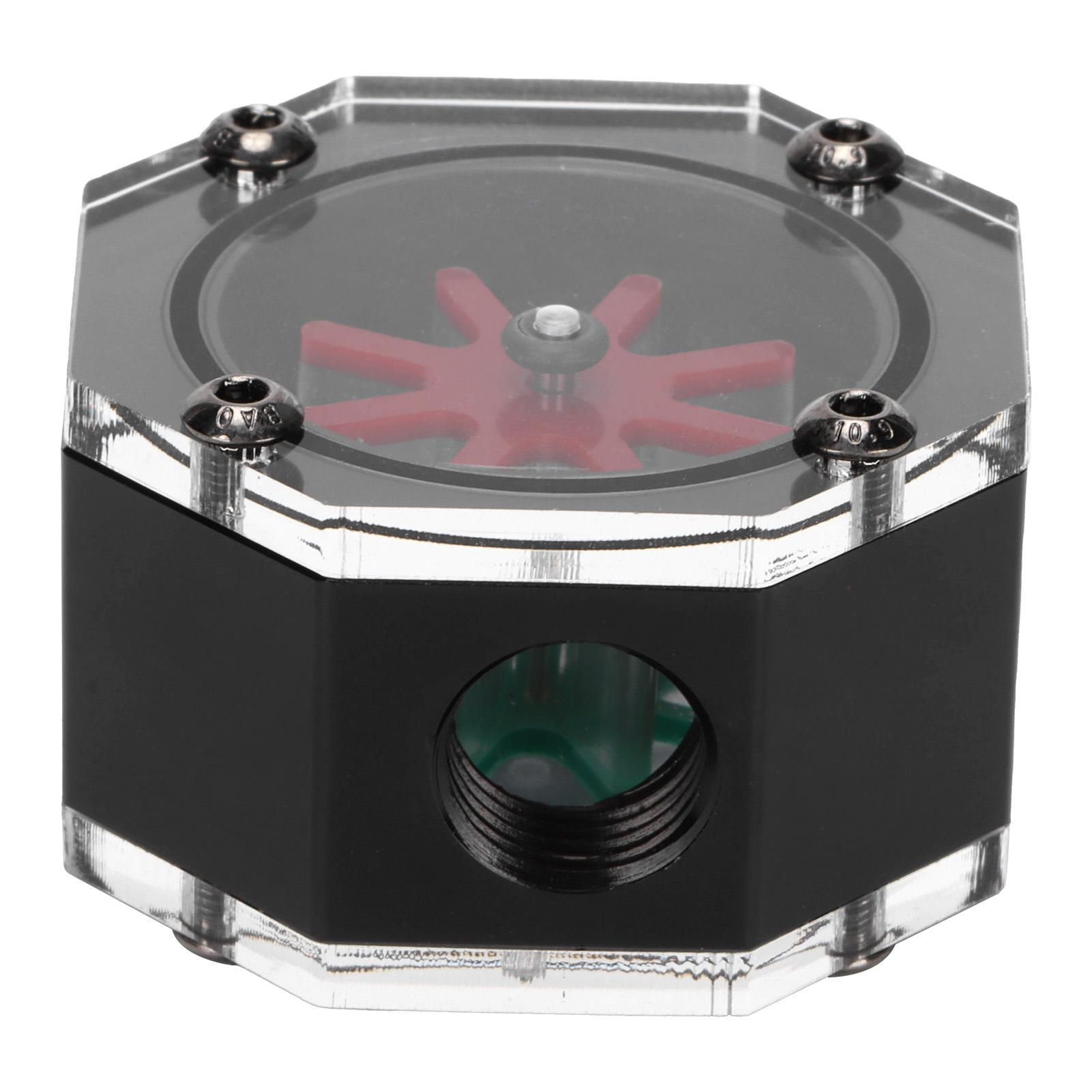 Water Flow Meter Transparent Acrylic Octagonal Metal Computer WaterCooled Rheometer
Water Flow Meter Transparent Acrylic Octagonal Metal Computer WaterCooled Rheometer