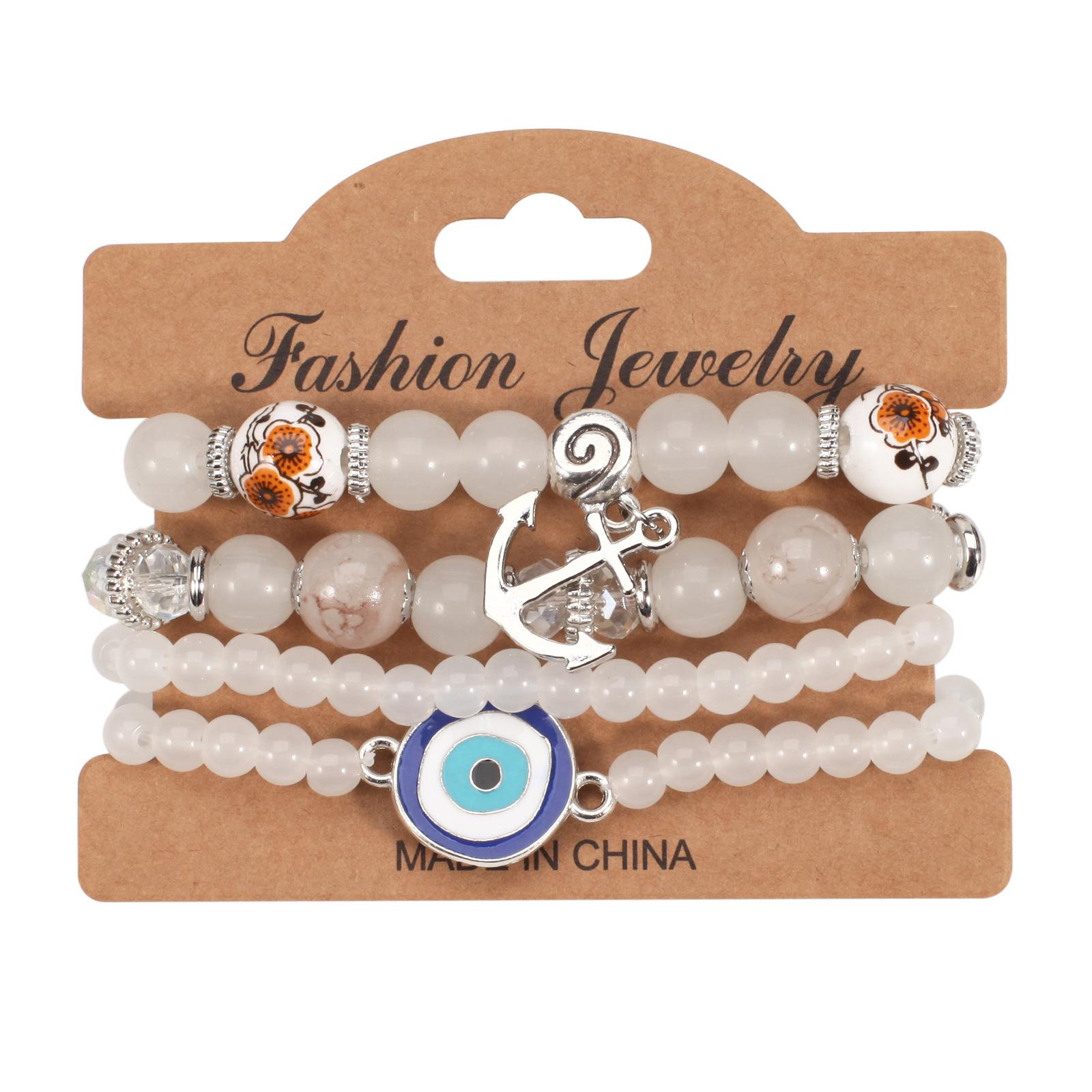 JYL TS Bracelet Bohemian Set Romantic Beads Enhances Love White
JYL TS Bracelet Bohemian Set Romantic Beads Enhances Love White