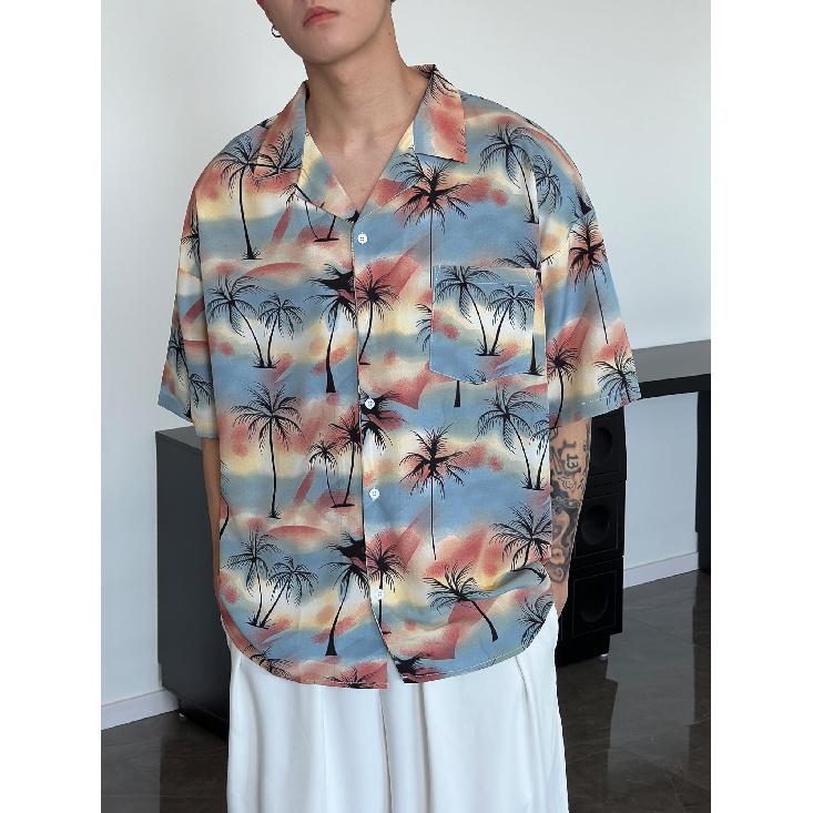 Summer Retro New Cuban Collar Floral Shirt Men s Loose Hong Kong Style Hawaiian Couple Beach Short Sleeve Shirt 3XL
Summer Retro New Cuban Collar Floral Shirt Men s Loose Hong Kong Style Hawaiian Couple Beach Short Sleeve Shirt 3XL