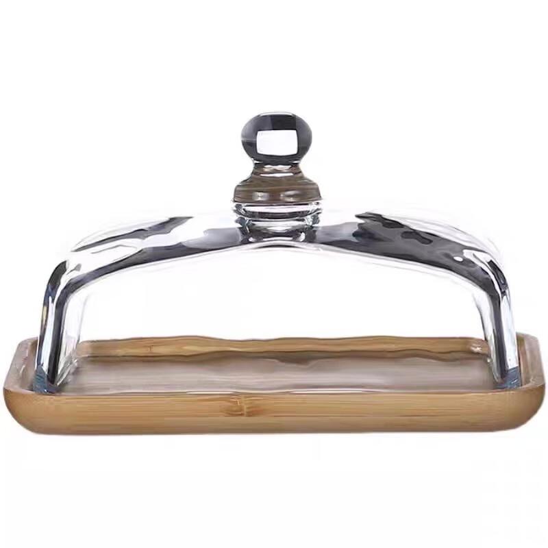 Bamboo Wood Serving Tray with Glass Dome Cover Set
Bamboo Wood Serving Tray with Glass Dome Cover Set