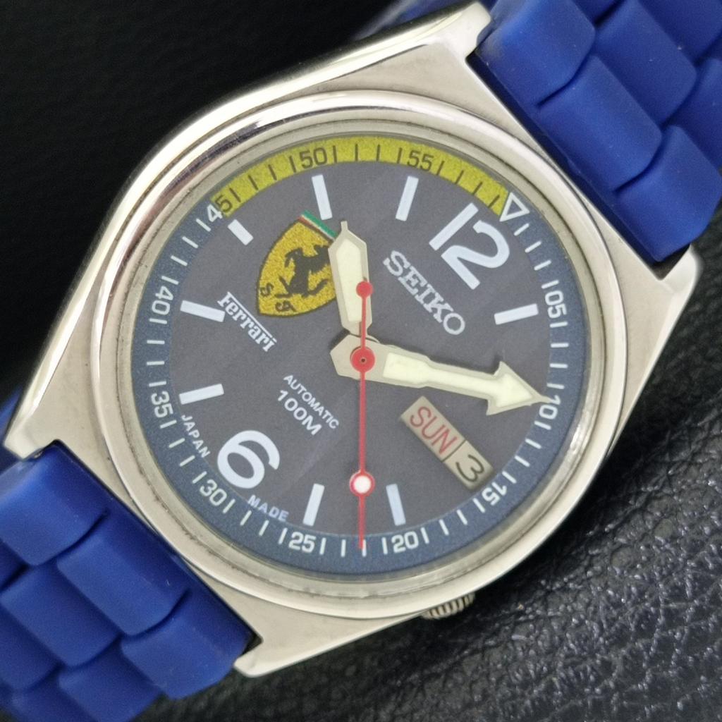 SEIKO VINTAGE AUTOMATIC 7009A JAPAN MENS FERRARI DIAL WATCH a700519-5 R203-a700519
SEIKO VINTAGE AUTOMATIC 7009A JAPAN MENS FERRARI DIAL WATCH a700519-5 R203-a700519
