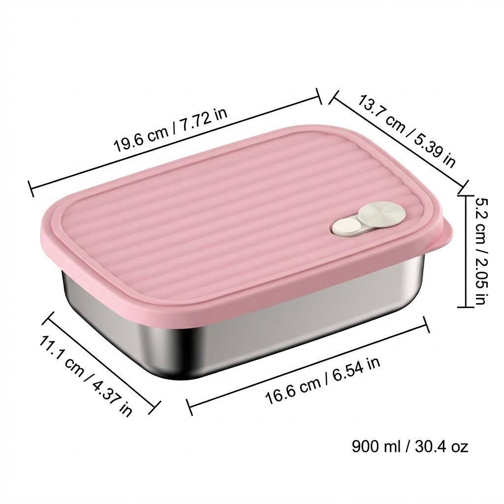 Refrigerator Food Storage Box Large Capacity Sealed 304 Stainless Steel Fruit Vegetable Meat Storage Container Kitchen Organizer
Refrigerator Food Storage Box Large Capacity Sealed 304 Stainless Steel Fruit Vegetable Meat Storage Container Kitchen Organizer