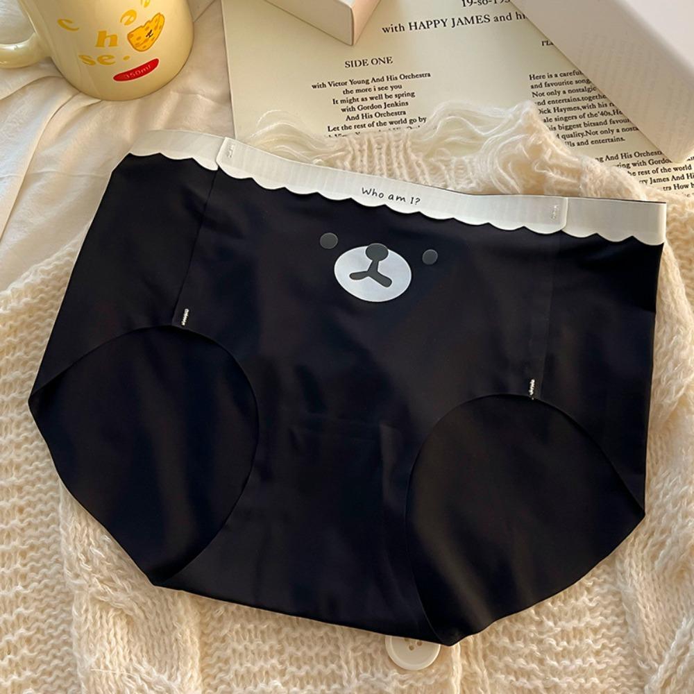 5Pcs Mid Waist Bear Seamless Panties Ultra-thin Underwear Women Cute Ice Silk Briefs Summer L-5Pcs
5Pcs Mid Waist Bear Seamless Panties Ultra-thin Underwear Women Cute Ice Silk Briefs Summer L-5Pcs